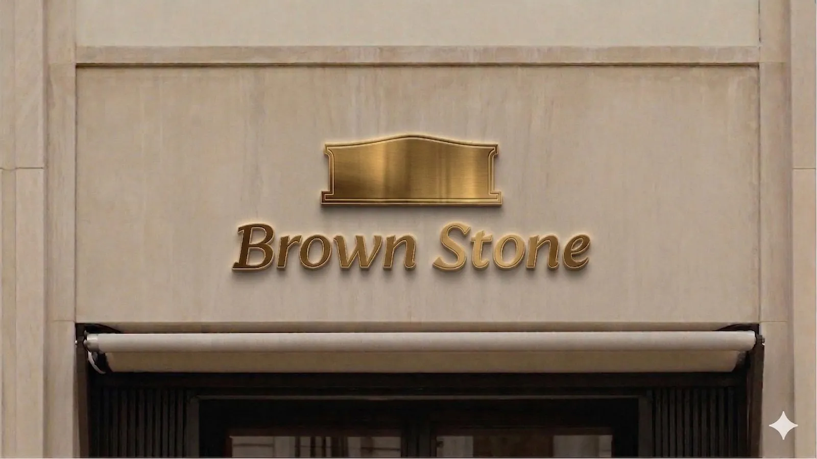 브라운스톤(Brown Stone) BI · Signage 디자인 작업 이미지 2