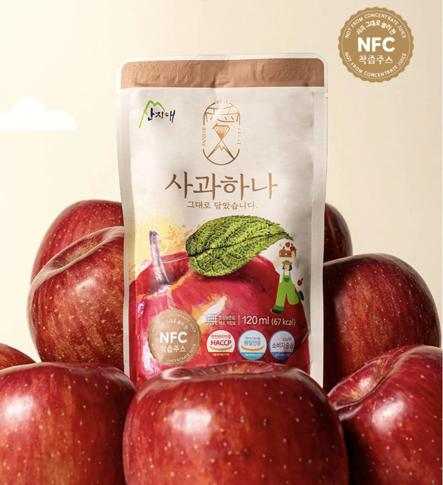 산지애 BI · Package 디자인 대표 이미지
