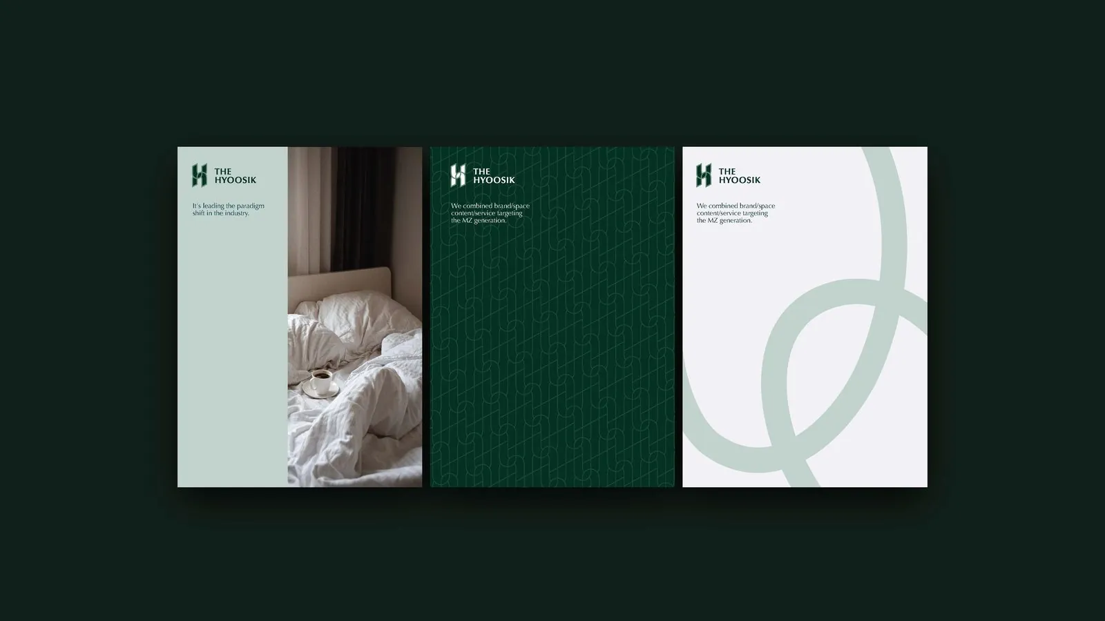 더휴식(The Hyoosik) CI 디자인 작업 이미지 3